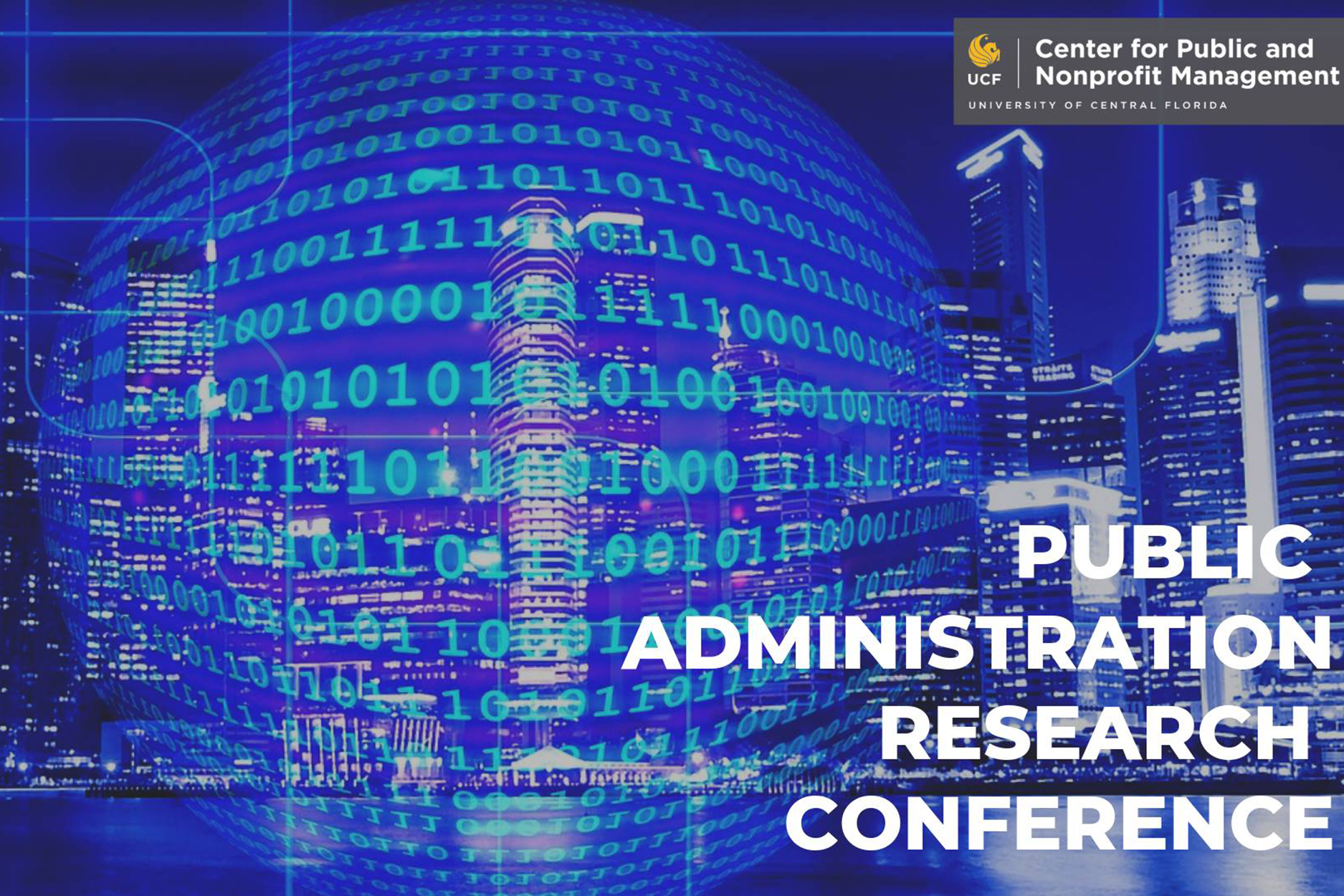 graphic for Center or public and nonprofit management's public administration research conference