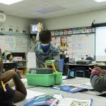 children in classroom