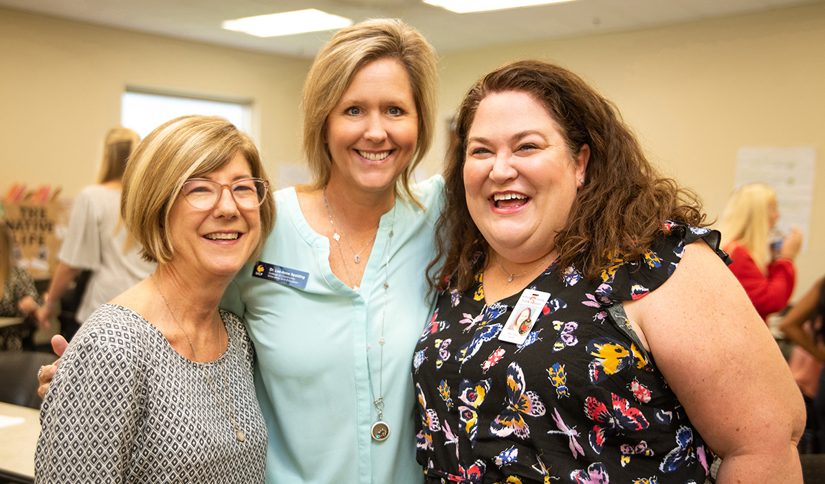 faculty smiling