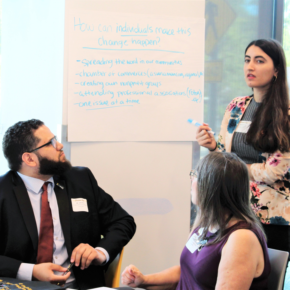 Participants engaged in discussion