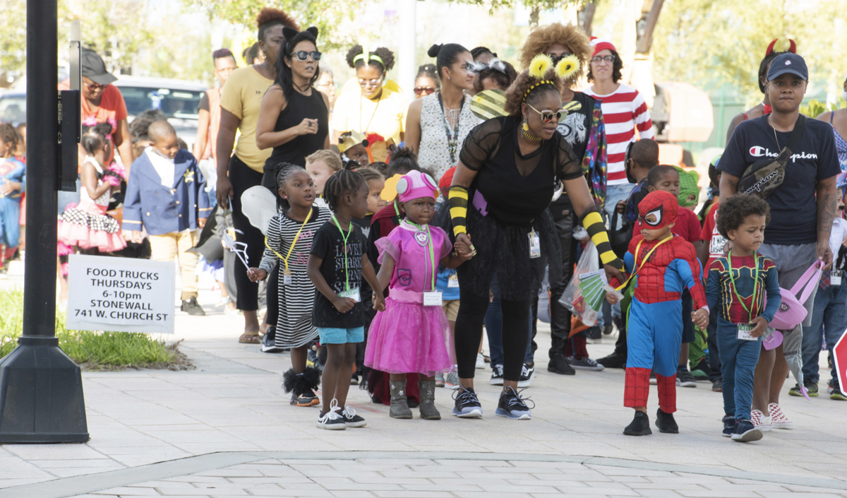 children in costumes