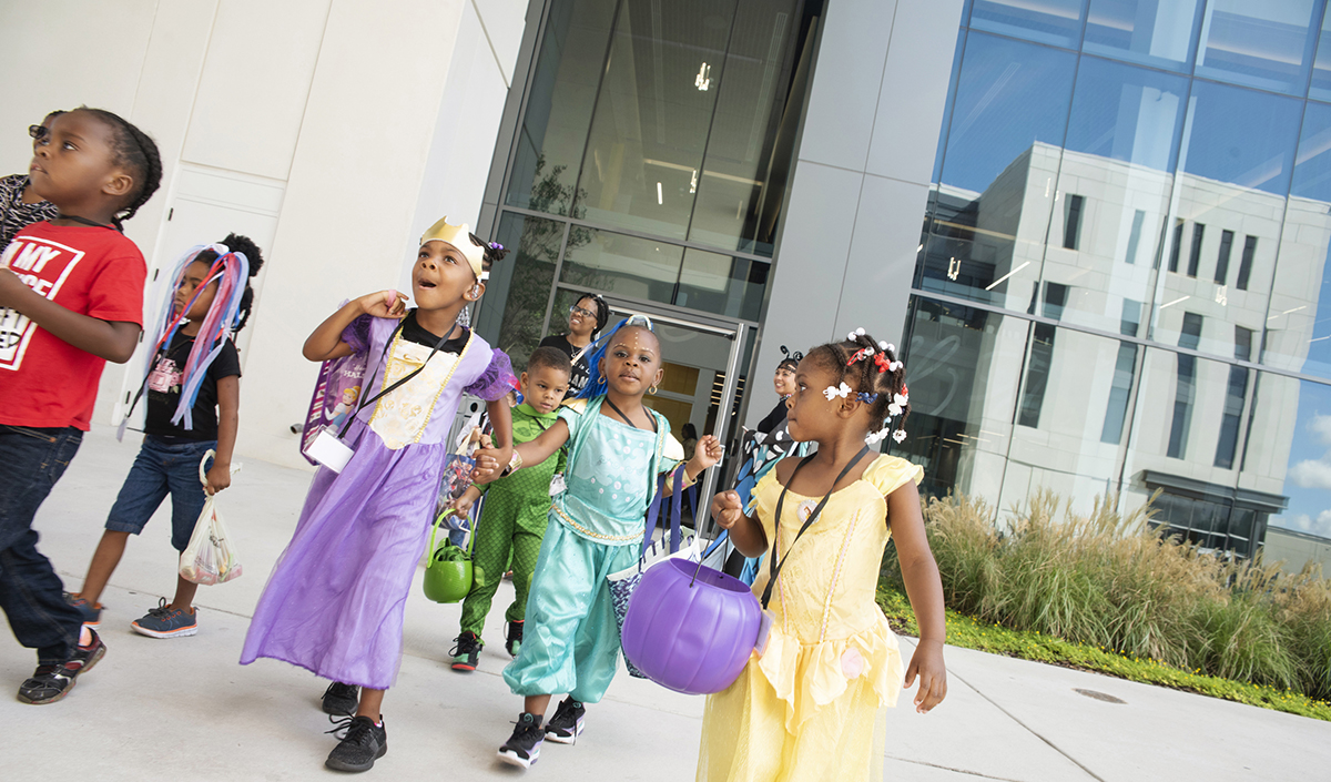 children in costumes