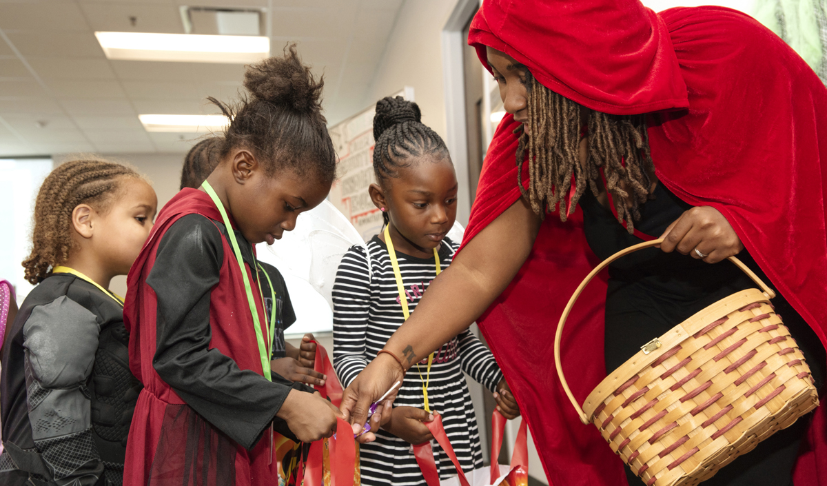 children in costumes