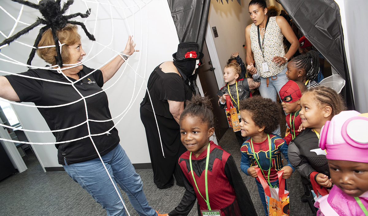 children in costumes