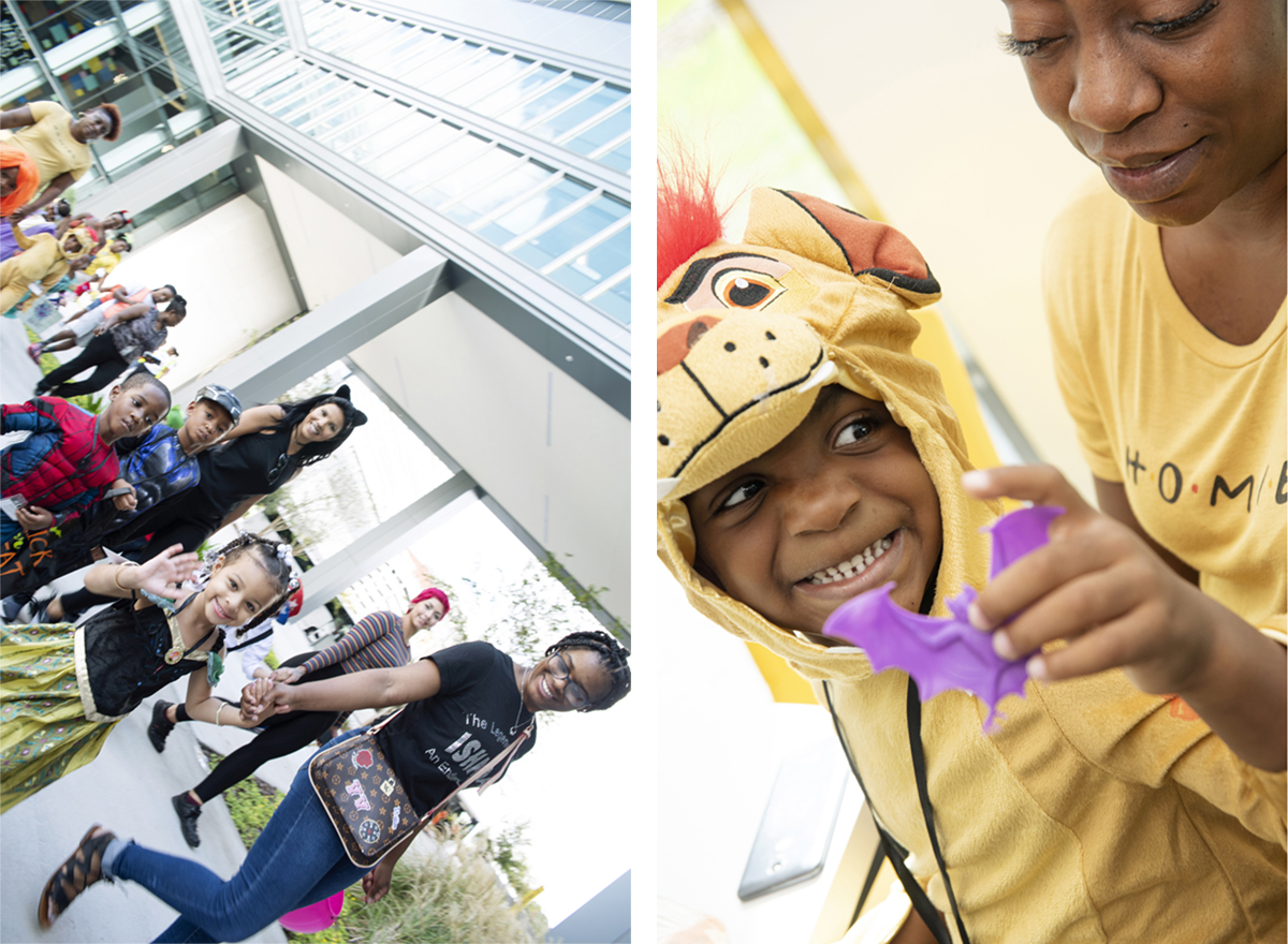 children in costumes