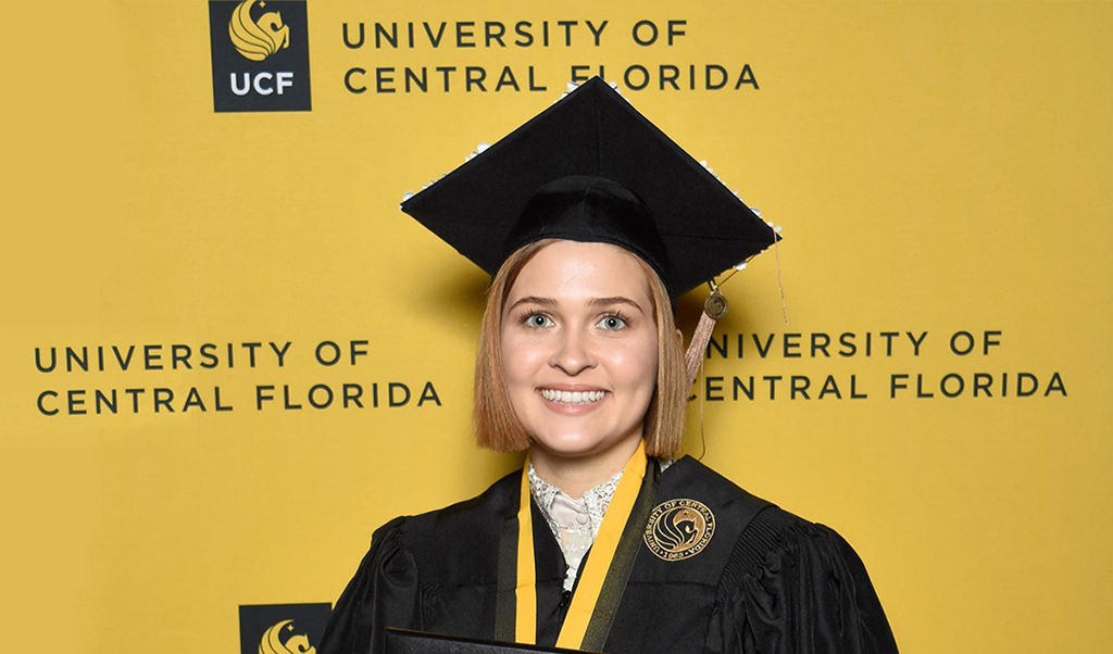 UCF graduate smiling