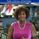 woman on local news