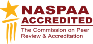 NASPAA logo NASPAA Accredited logo