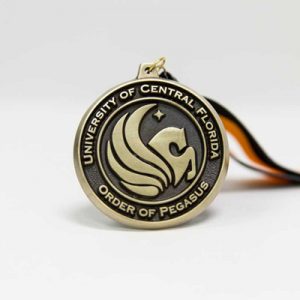 UCF Order of Pegasus medallion