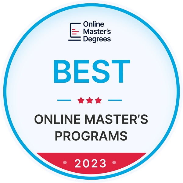 Online Master's Degrees Ranking Badge 2023