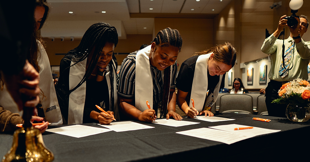 UCF Teacher Education Students Sign On with Orange County Public