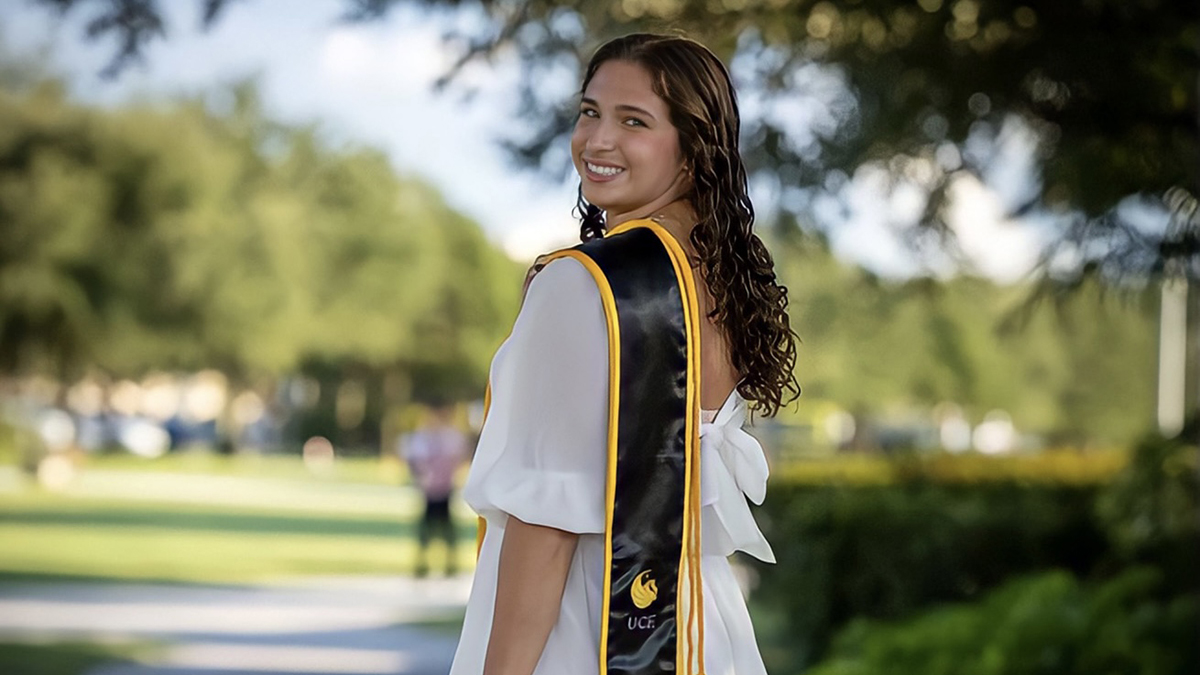 Rhen Myers celebrates her graduation from UCF