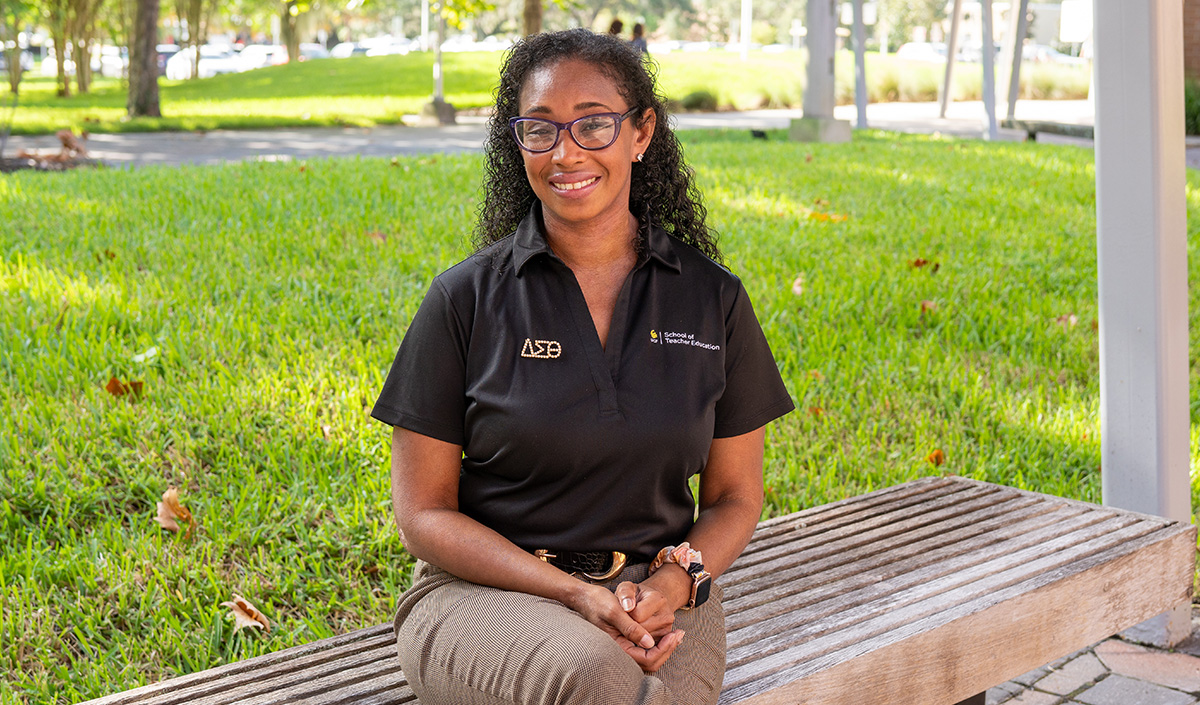 Rhen Myers celebrates her graduation from UCF