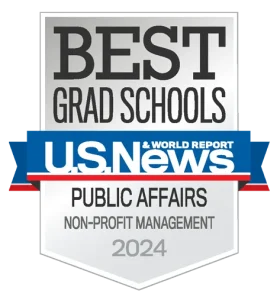 US News Best Grad Schools Badge Public Affairs Nonprofit Management 2024