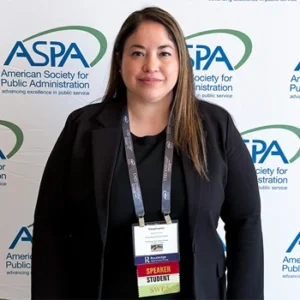 School of Public Administration doctoral candidate Stephanie King