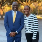 Vincent Evans with Ayanna Williams